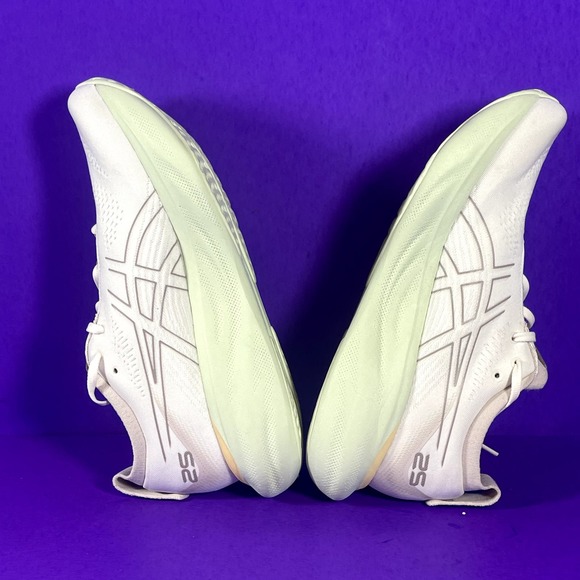 Asics Gel Nimbus 25 Women’s Size 10 Cream/Fawn Running Shoes 1012B356 - Picture 8 of 9